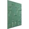 Ekena Millwork 19 5/8in. W x 19 5/8in. H Modern Square EnduraWall Decorative 3D Wall Panel Covers 2.67 Sq. Ft. WP20X20MSFSM - alternate 2